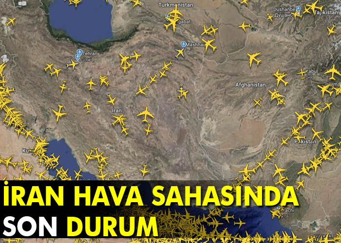 İran hava sahası uçuşlara açıldı