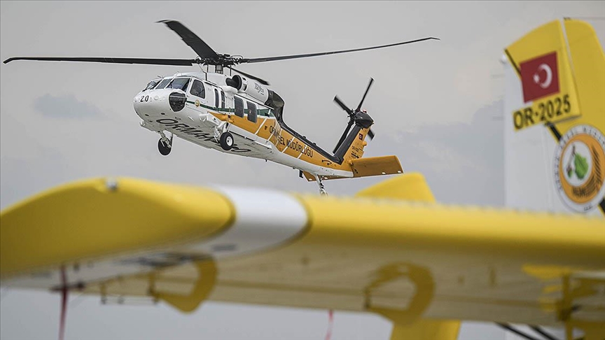 Yangın filosu bu yıl 19 helikopter ve 5 uçakla güçlenecek