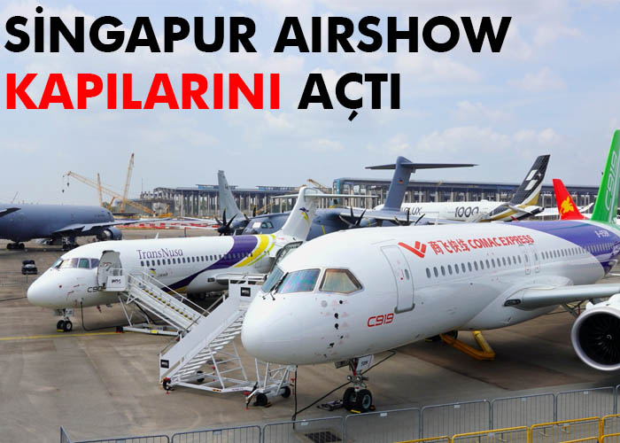 Singapur Airshow kapılarını açtı