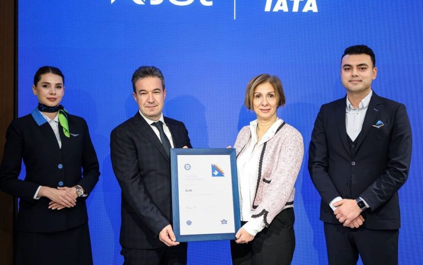 AJet’in IATA sertifikası teslim edildi