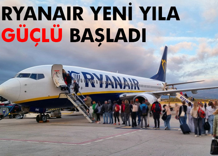 Ryanair Ocak rakamlarını açıkladı