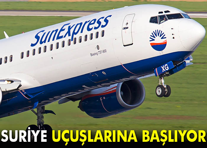 Suriye uçuşlarına başlıyor