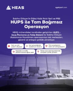 HEAŞ’tan yerli ve milli uçuş takip sistemi
