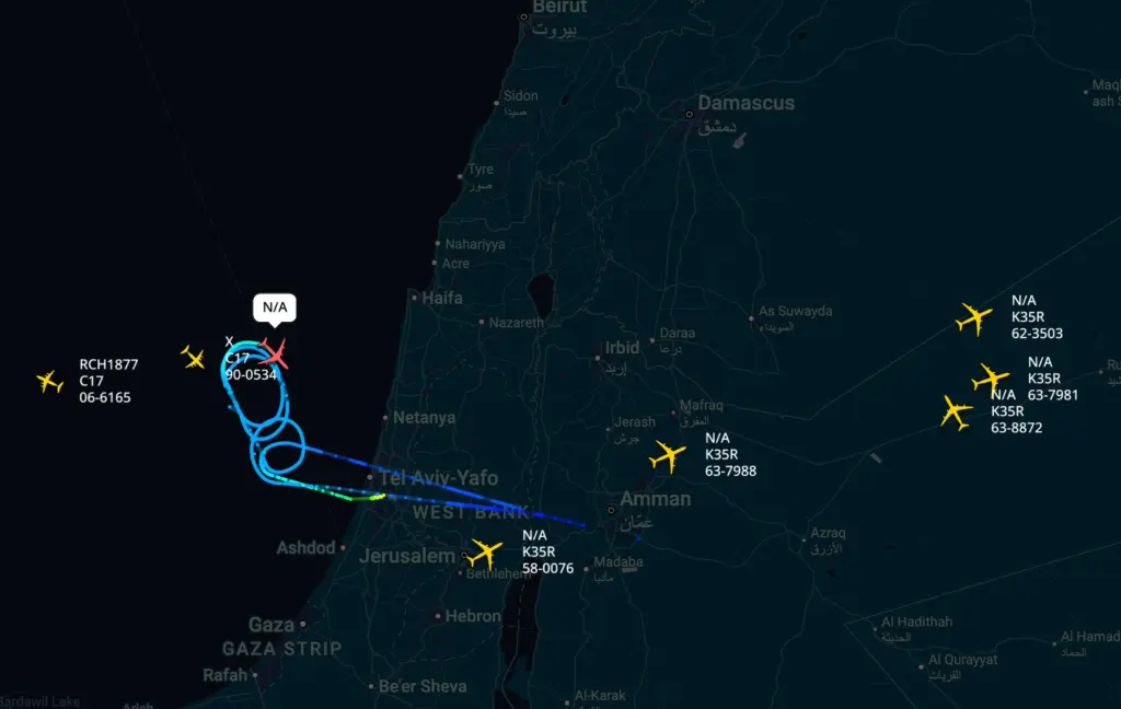 ABD’ye ait KC-135 tanker uçak, Irak’ın batısında düştü